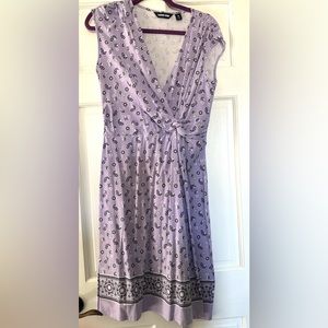 NWOT Lands End purple paisley dress